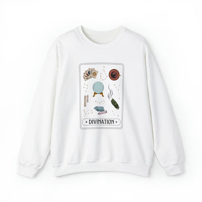 Divination Elements Tarot (Colour) Unisex Crewneck Sweatshirt