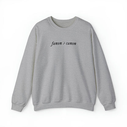 Fanon Over Canon Unisex Crewneck Sweatshirt