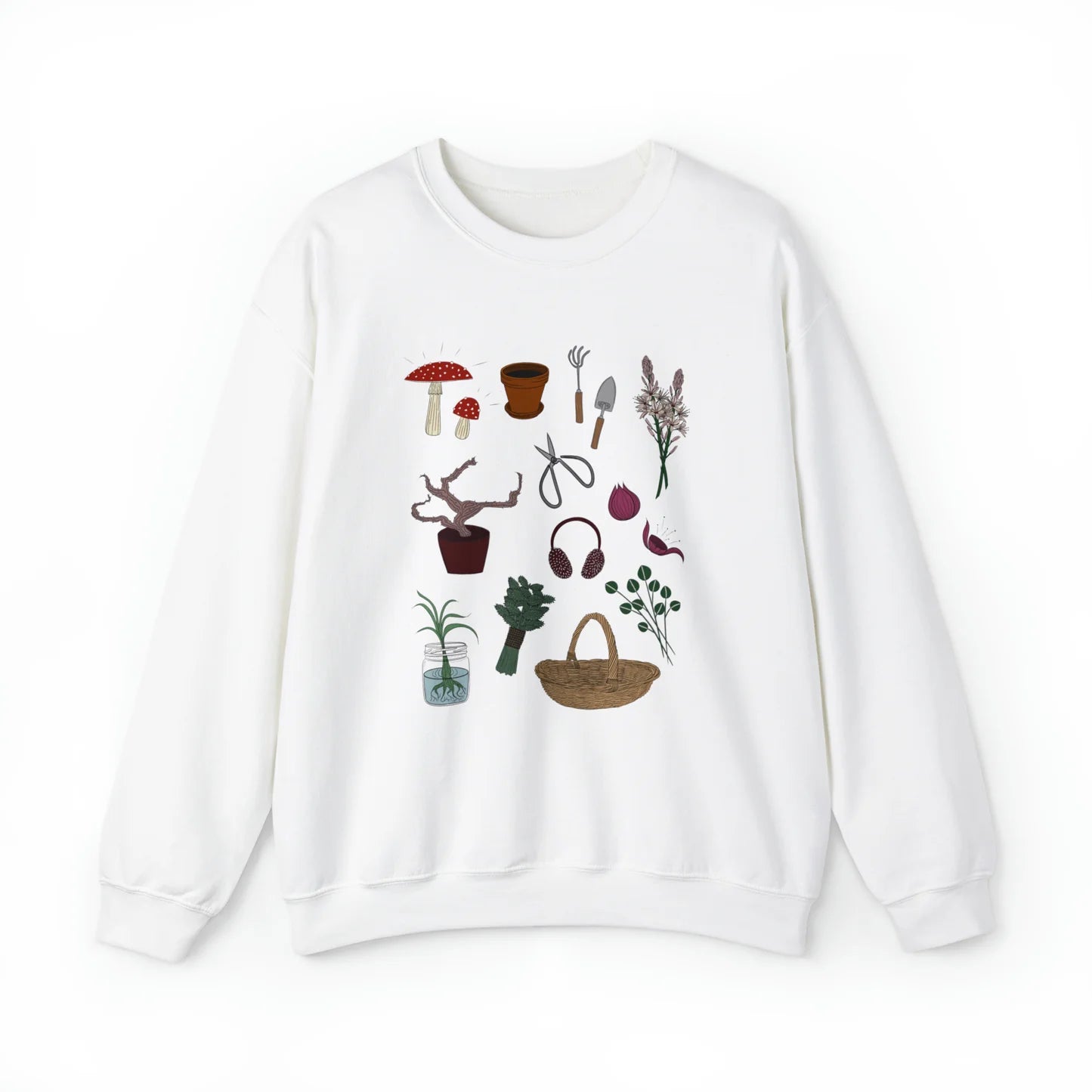 Herbology Elements (Colour) Unisex Crewneck Sweatshirt