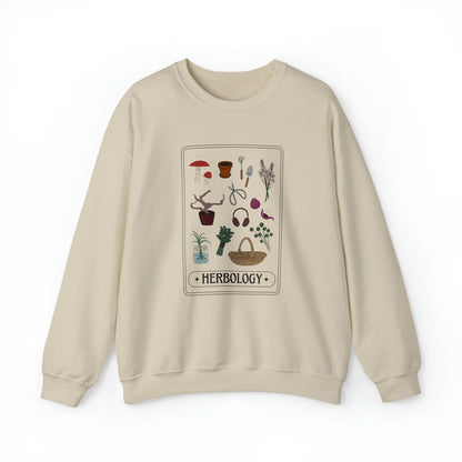 Herbology Elements Tarot (Colour) Unisex Crewneck Sweatshirt