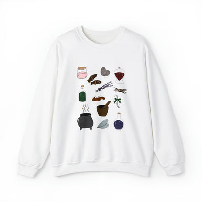 Potions Elements (Colour) Unisex Crewneck Sweatshirt