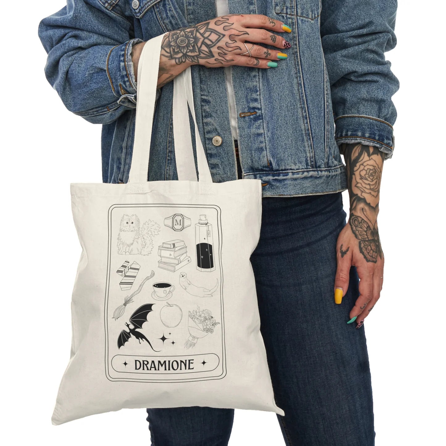 Dramione Elements Tarot Tote Bag