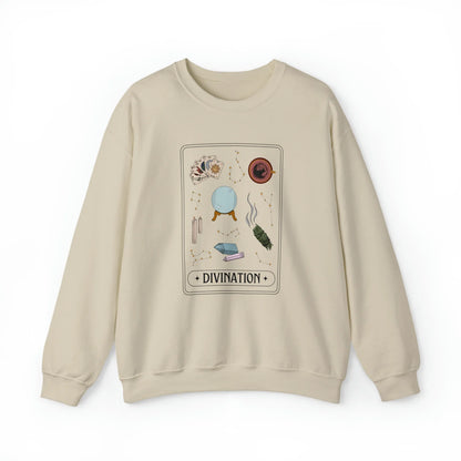 Divination Elements Tarot (Colour) Unisex Crewneck Sweatshirt