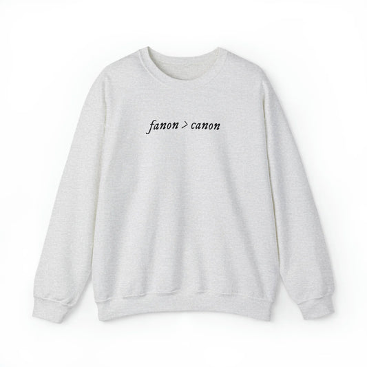 Fanon Over Canon Unisex Crewneck Sweatshirt