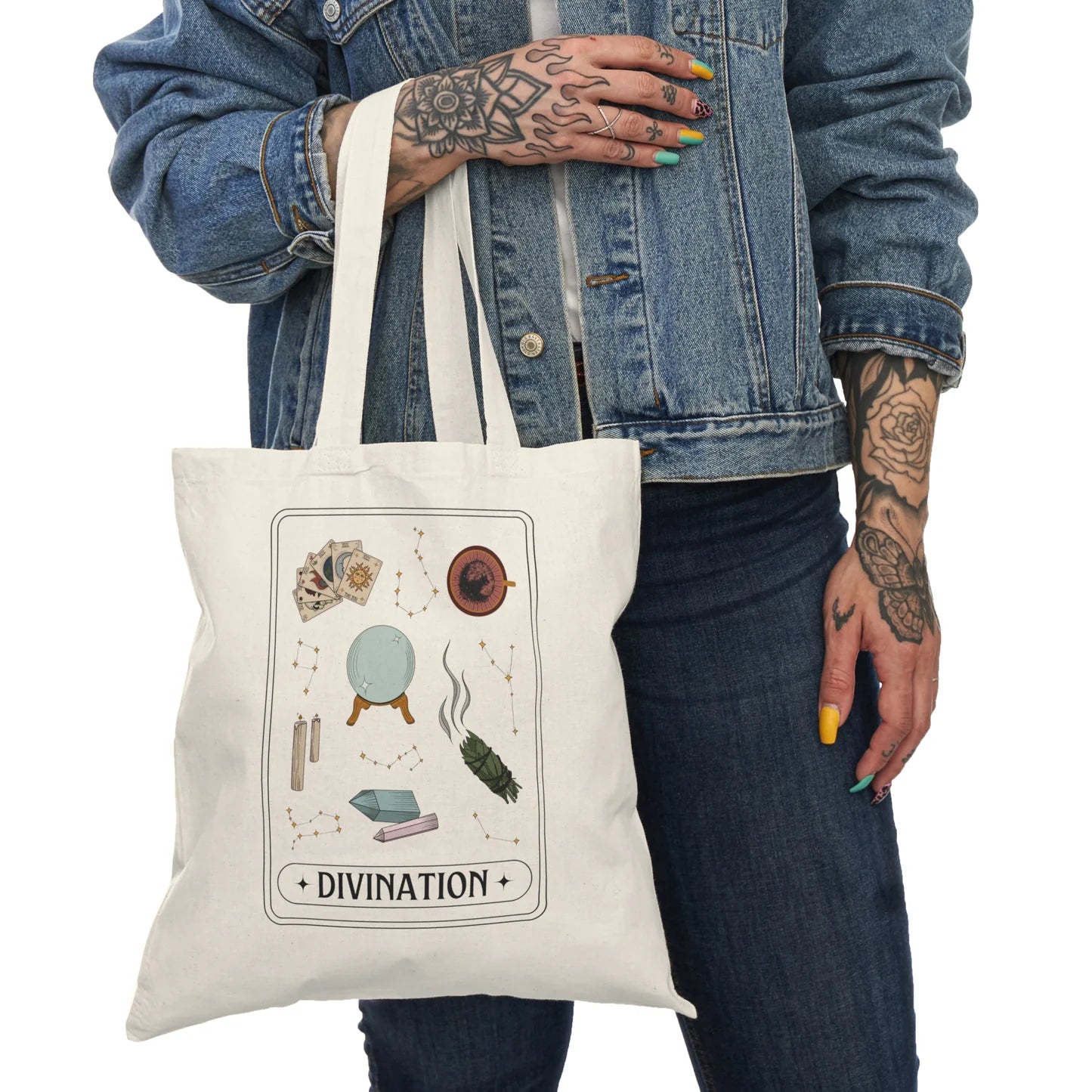 Divination Elements Tarot (Colour) Tote Bag