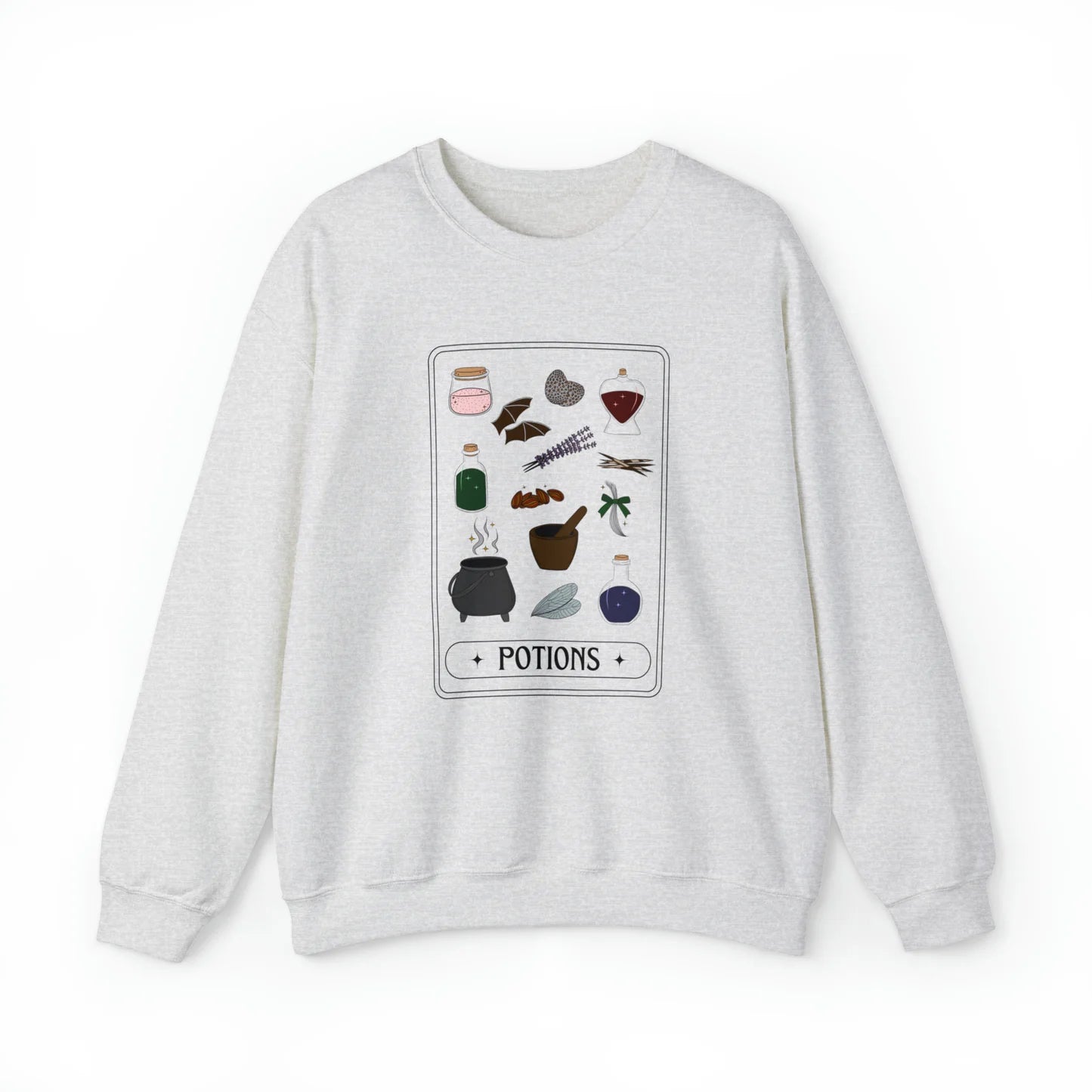 Potions Elements Tarot (Colour) Unisex Crewneck Sweatshirt