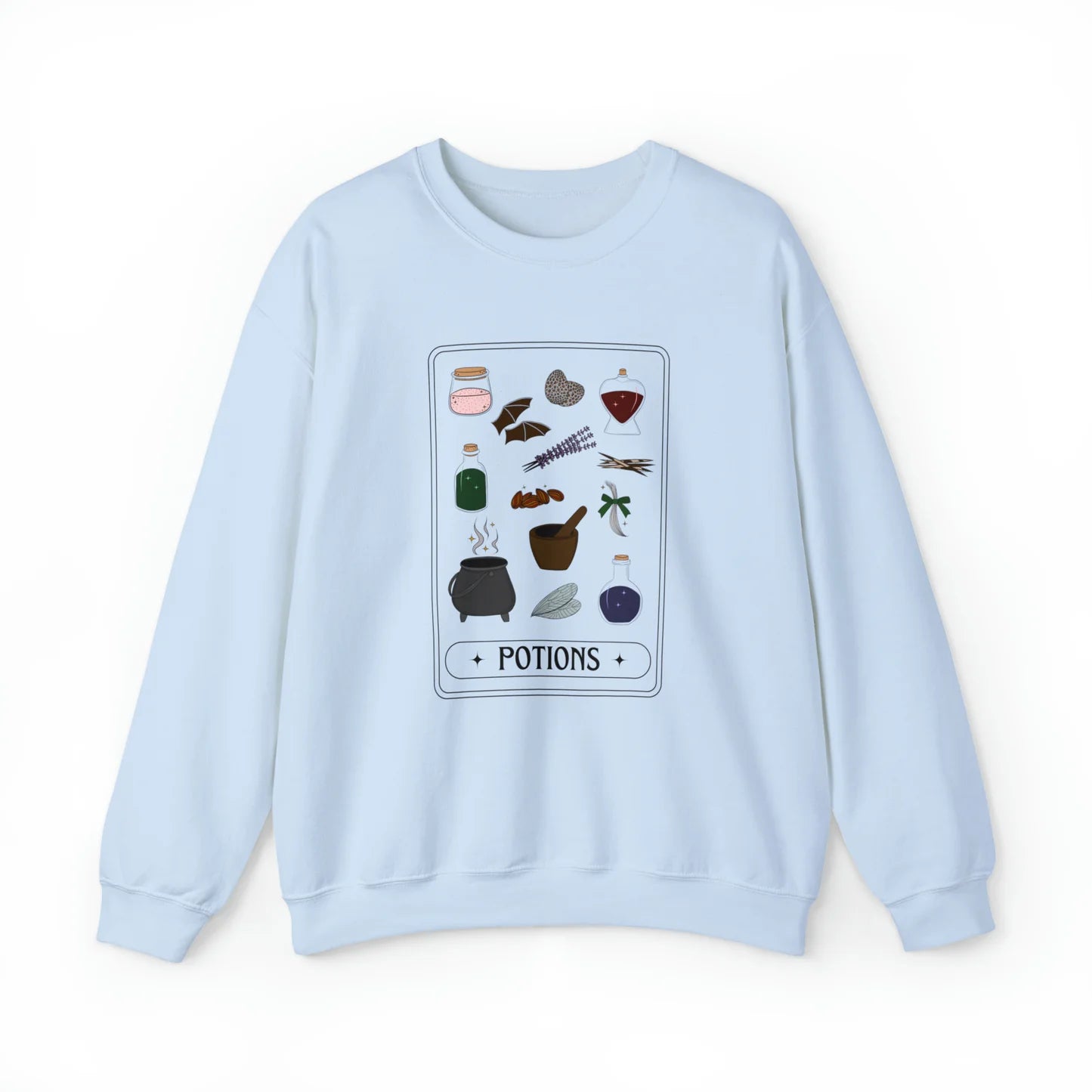 Potions Elements Tarot (Colour) Unisex Crewneck Sweatshirt