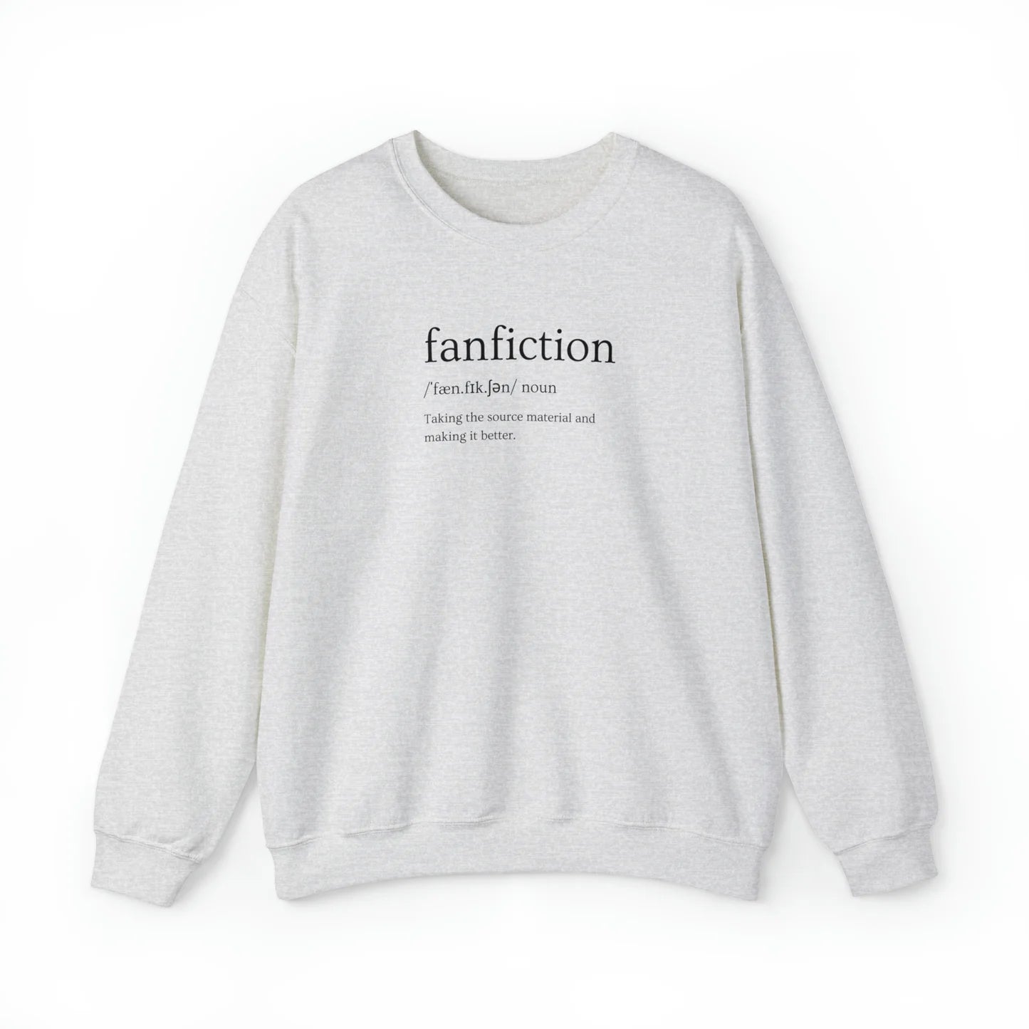 Fanfiction Definition Unisex Crewneck Sweatshirt