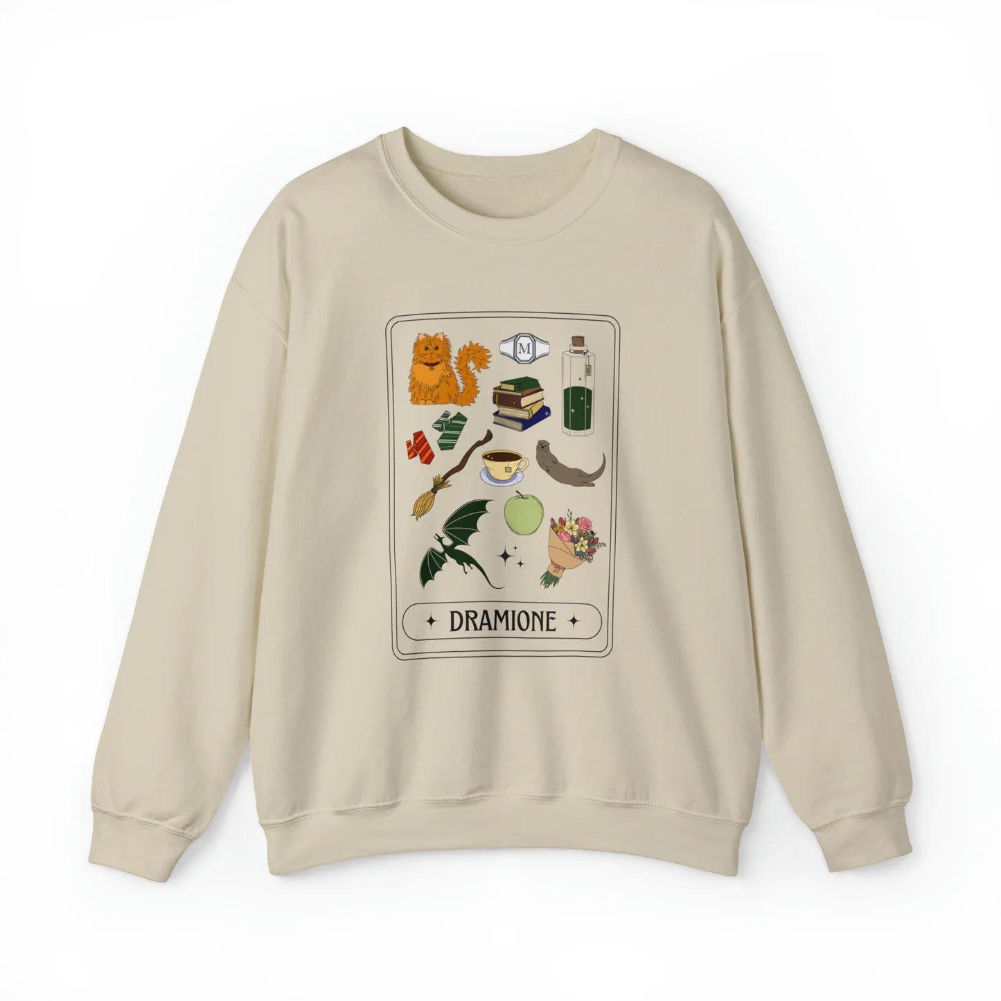 Dramione Elements Tarot (Colour) Unisex Crewneck Sweatshirt