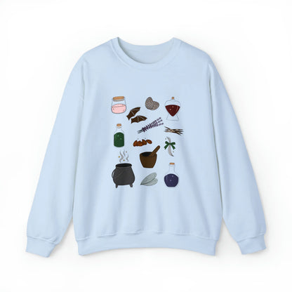 Potions Elements (Colour) Unisex Crewneck Sweatshirt