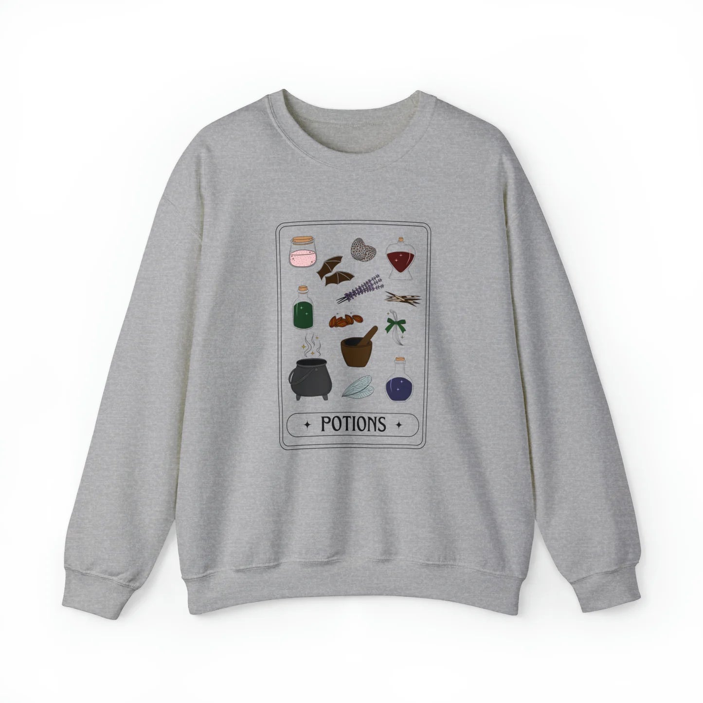 Potions Elements Tarot (Colour) Unisex Crewneck Sweatshirt