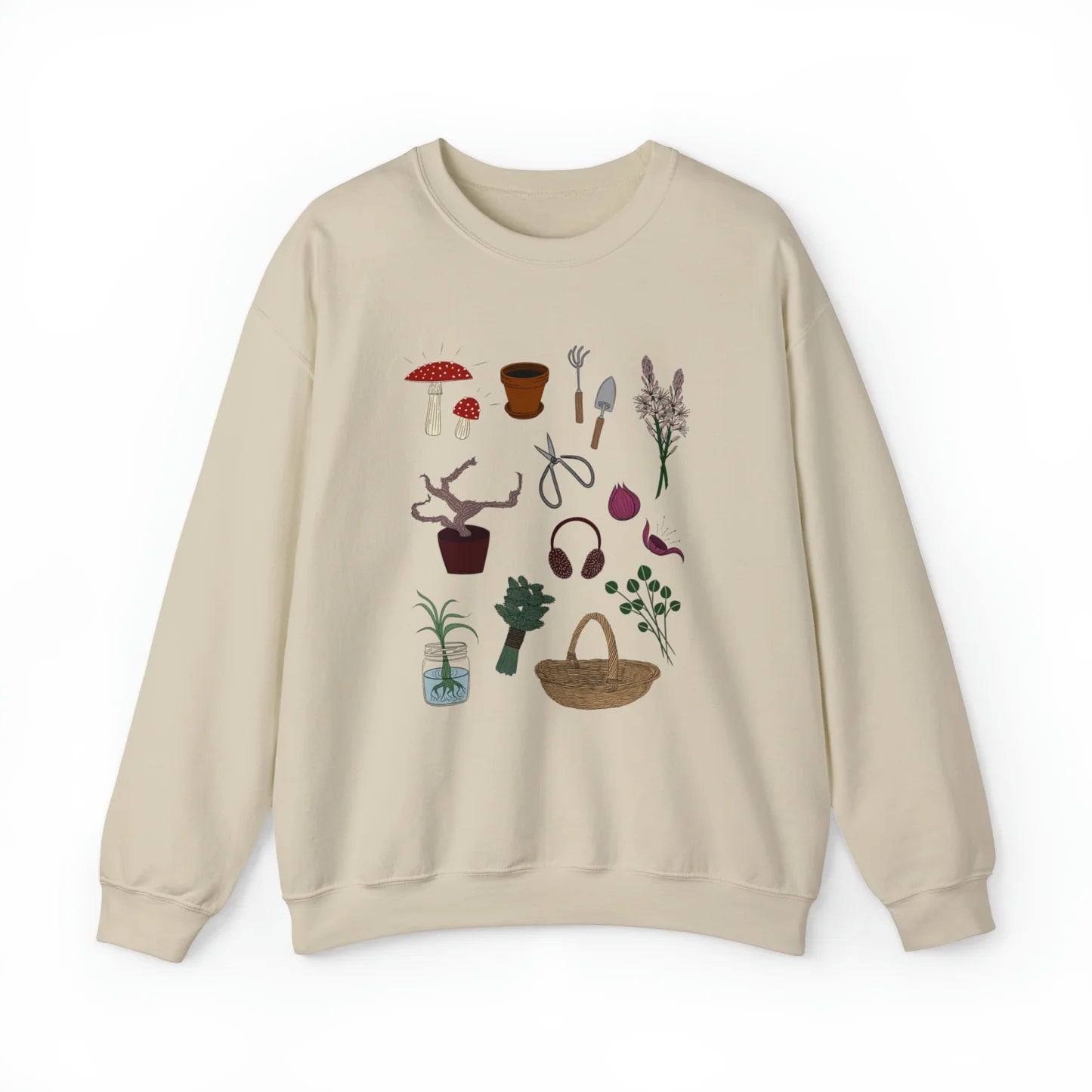 Herbology Elements (Colour) Unisex Crewneck Sweatshirt