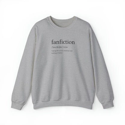 Fanfiction Definition Unisex Crewneck Sweatshirt