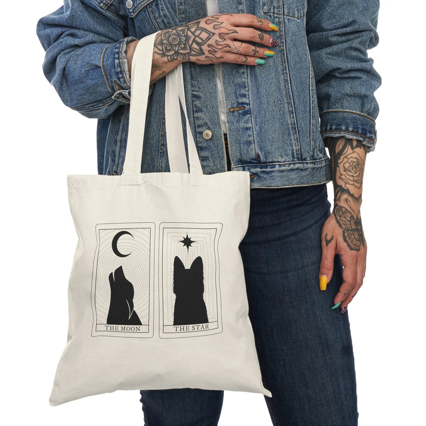 Moony & Padfoot Tarot Tote Bag