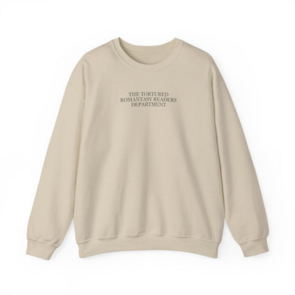 Tortured Romantasy Reader Department Unisex Crewneck Sweatshirt