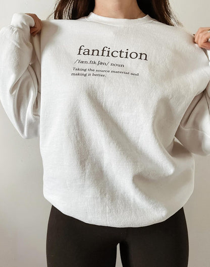 Fanfiction Definition Unisex Crewneck Sweatshirt