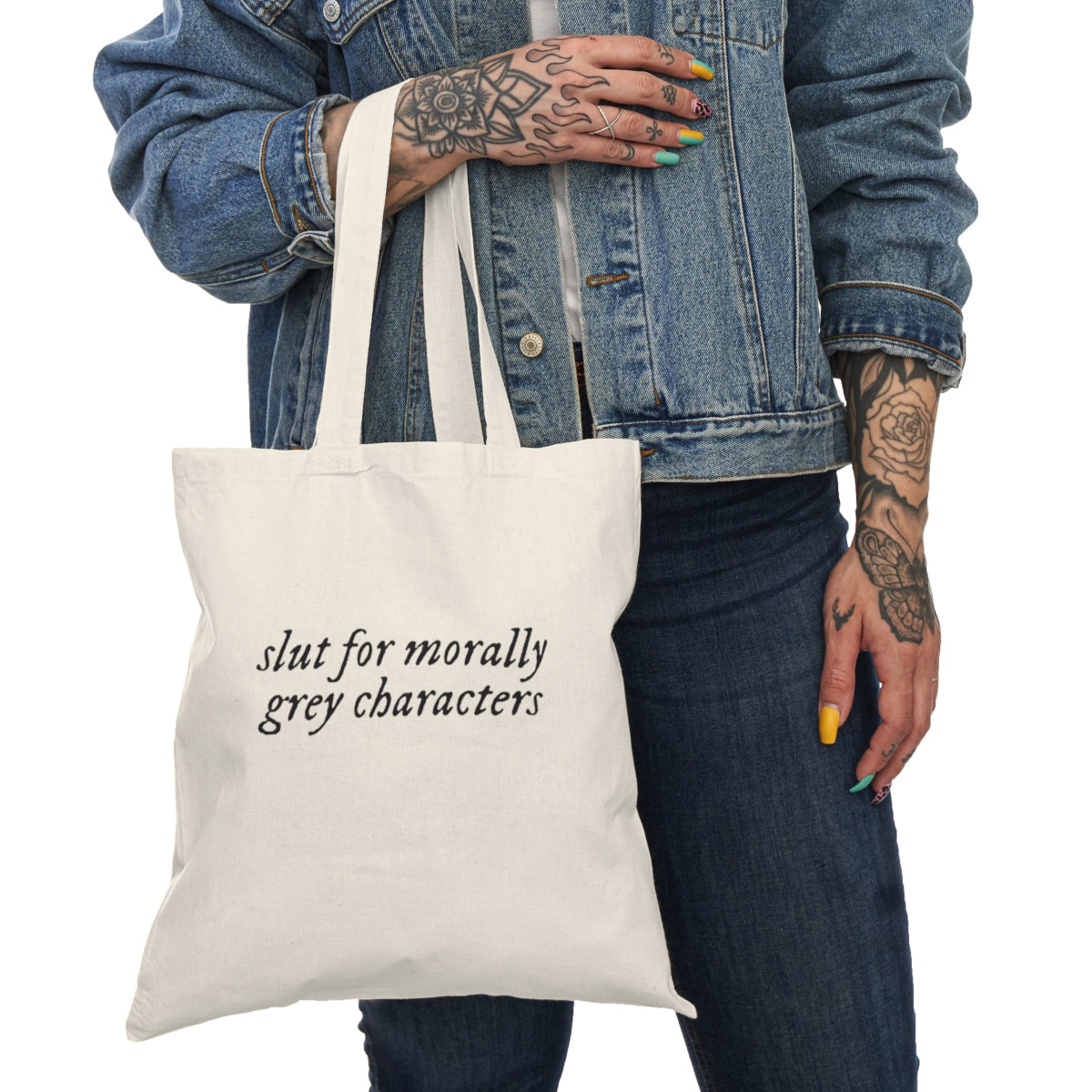 Morally Grey Characters Tote Bag